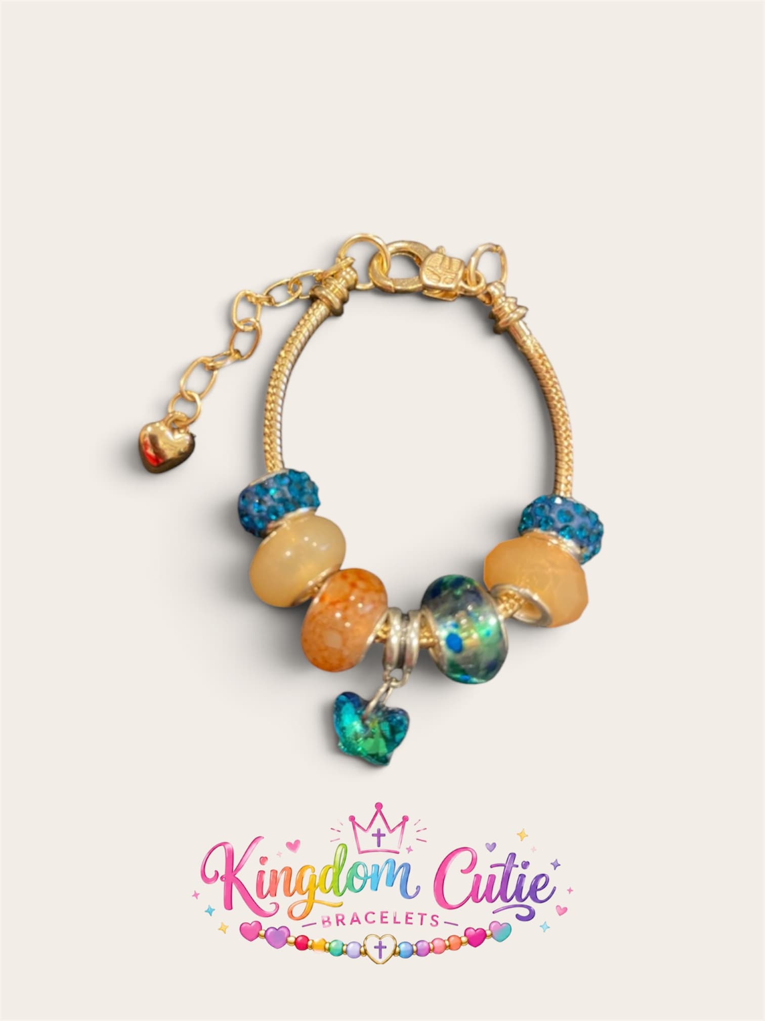 Golden Heart of Grace Bracelet